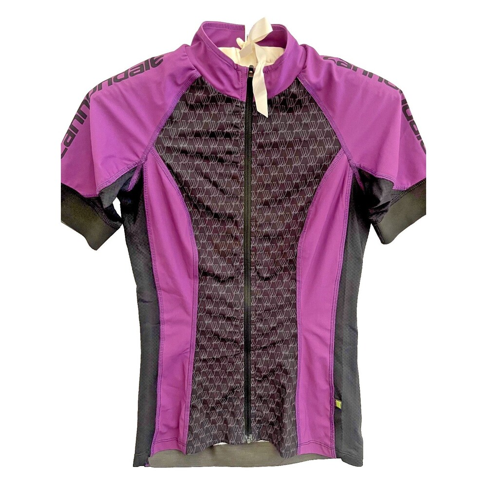 CANNONDALE  Sz XS Women's Elite Pro Cycling Jersey Purple Black
